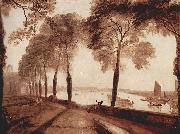 Mortlake Terrace, der Wohnsitz von W. Sliam Moffat, Sommerarbend Joseph Mallord William Turner